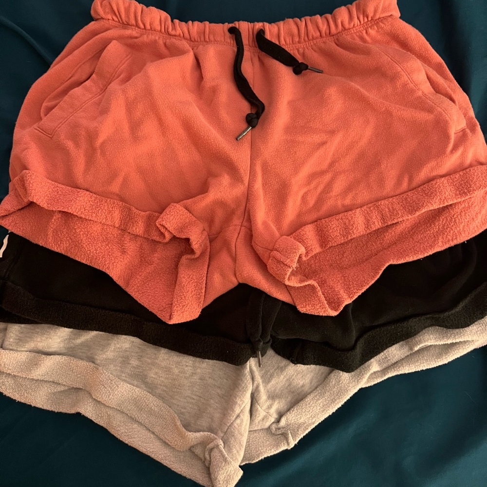 Set of 3 Pink Cloth Shorts